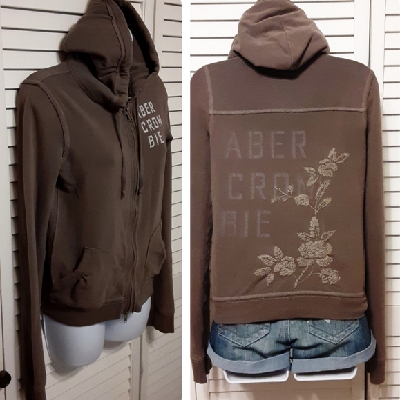 Abercrombie & Fitch Tops Abercrombie Fitch Distressed Embroidery